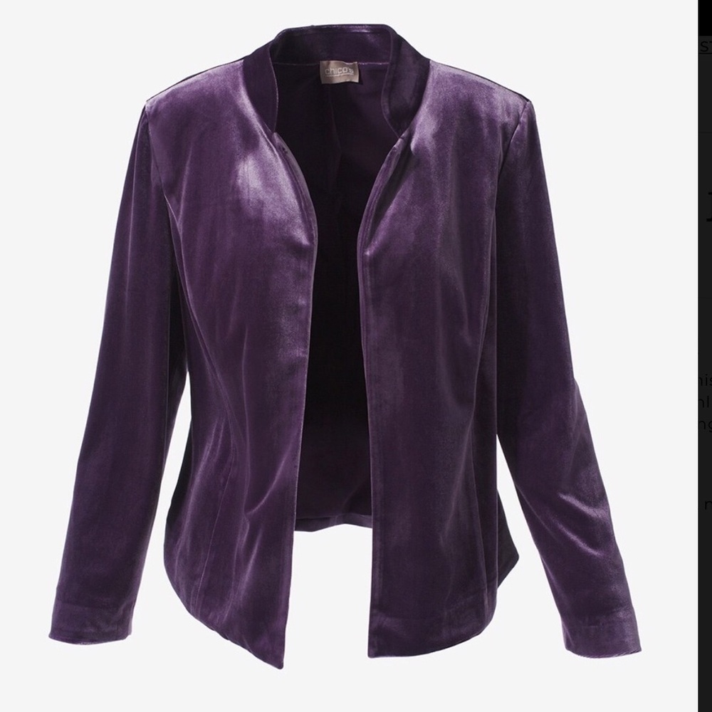 Velvet Purple Jacket NWT!